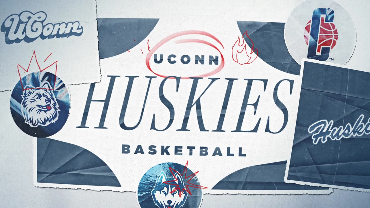 UConn Women's Basketball arena graphics loop